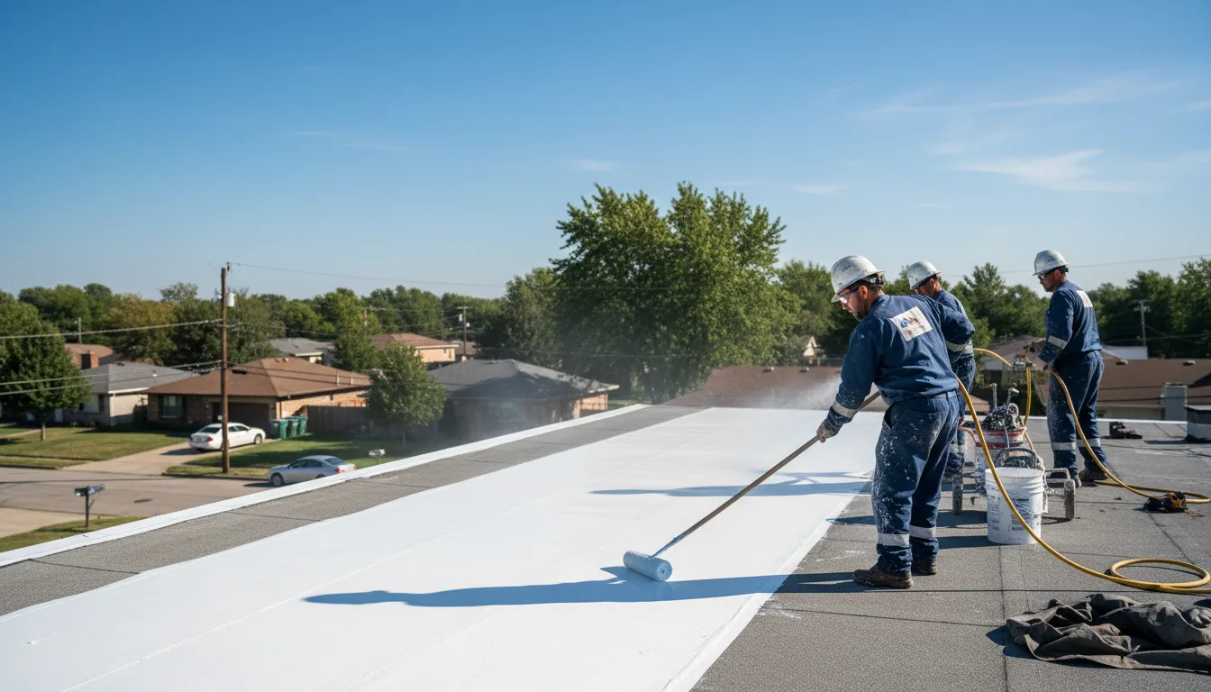 Commercial roof coating in Horsham, PA near me